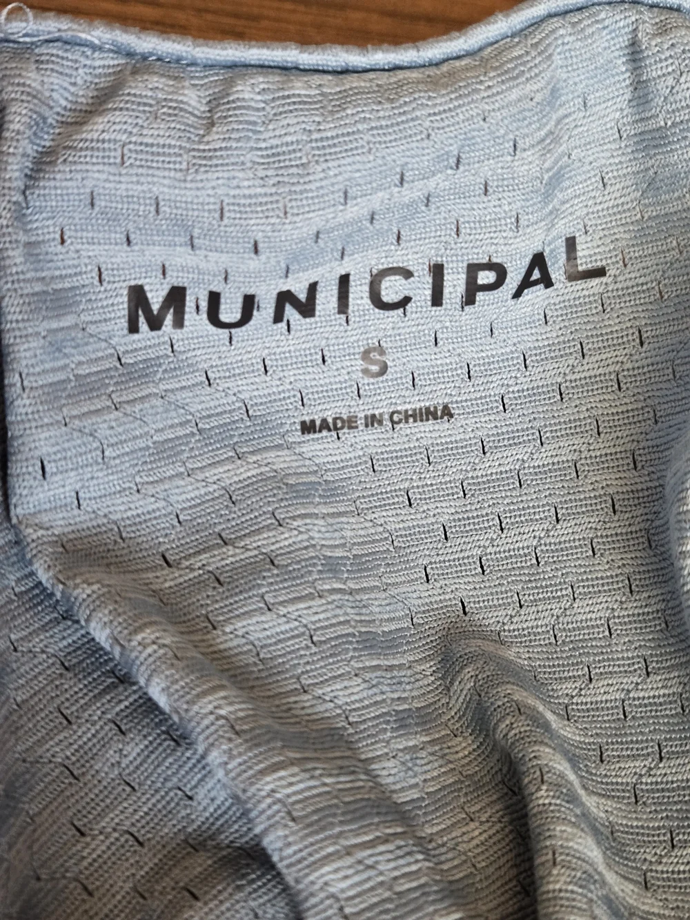 Municipal Men's Field Day Shorts Light Blue Athletic Drawstring Size S